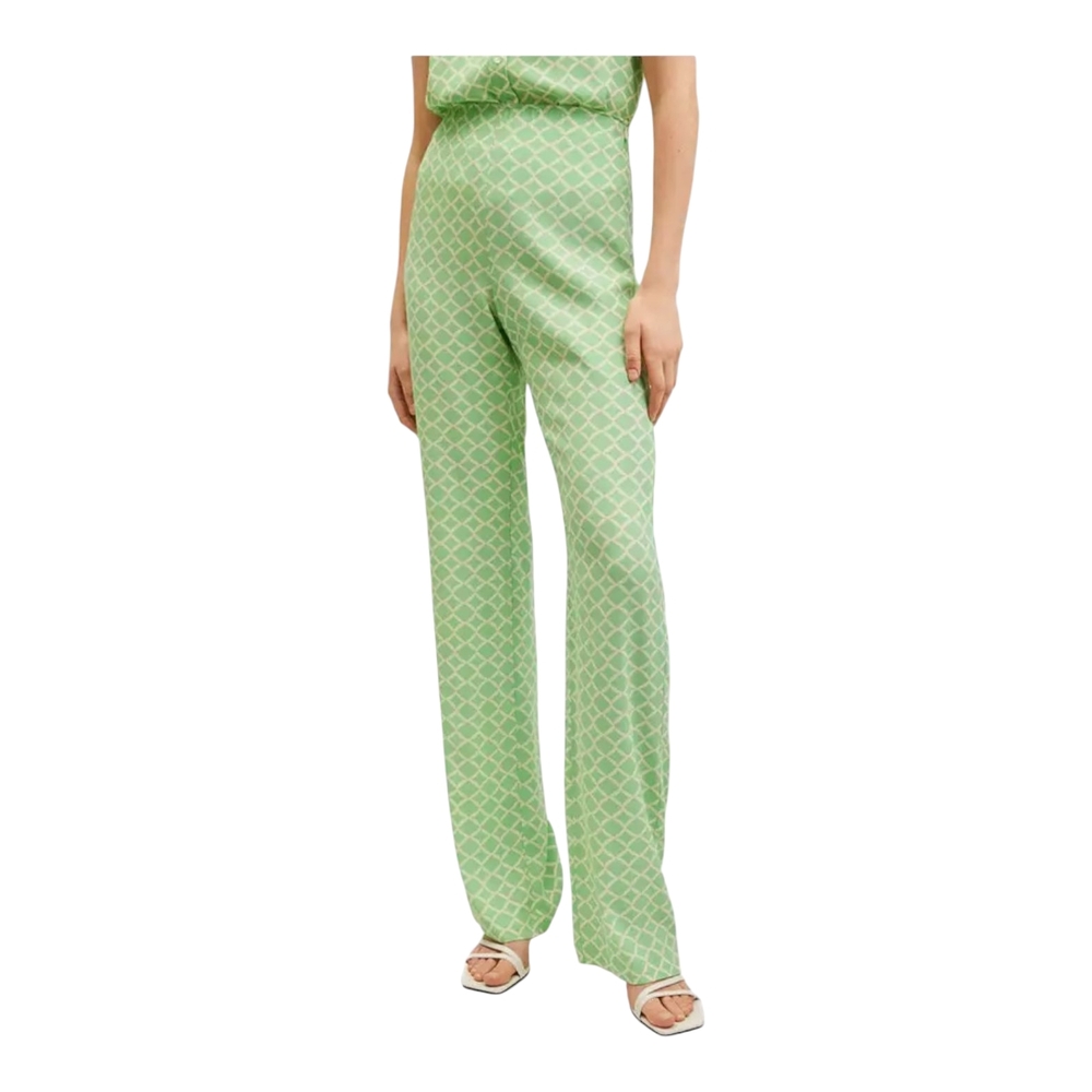 $89 MSRP Mango NWT Green‎ flowy Patterned Women's Pants